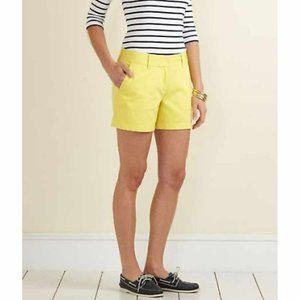 Vineyard Vines Washed Dayboat Classic Yellow Shorts size 4